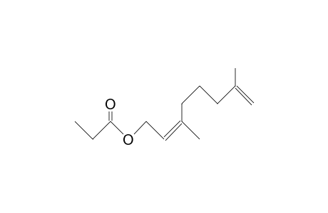 Propanoic acid, 3,7-dimethyl-cis-2,7-octadienyl ester