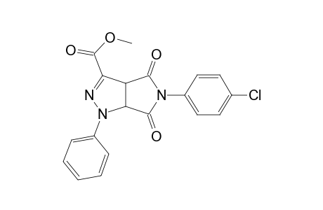 5-(4-Chloro-phenyl)-4,6-dioxo-1-phenyl-1,3a,4,5,6,6a-hexahydro-pyrrolo[3,4-c]pyrazole-3-carboxylic acid methyl ester
