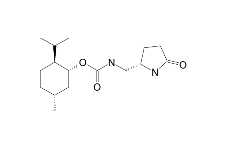 N-[[(2S)-5-ketopyrrolidin-2-yl]methyl]carbamic acid [(1R,2S,5R)-2-isopropyl-5-methyl-cyclohexyl] ester