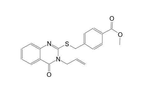 benzoic acid, 4-[[[3,4-dihydro-4-oxo-3-(2-propenyl)-2-quinazolinyl]thio]methyl]-, methyl ester