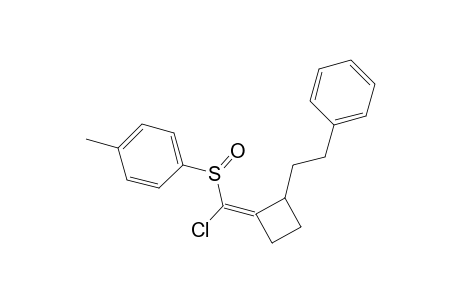 (E)-2-phenethyl-1-[chloro(p-tolylsulfinyl)methylidene]cyclobutane