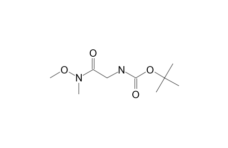 N-(tert-Butoxycarbonyl)glycine N'-methoxy-N'-methylamide