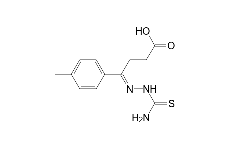 Butanoic acid, 4-(4-methylphenyl)-4-oxo-, thiosemicarbazone