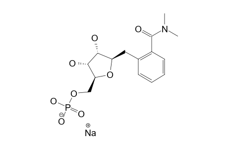 1-BETA-[2-(N,N-DIMETHYL-CARBAMOYL)-BENZYL]-1-DEOXY-D-RIBOFURANOSIDE-MONOPHOSPHATE