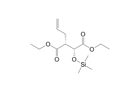 (2R,3R)-2-allyl-3-trimethylsilyloxy-succinic acid diethyl ester