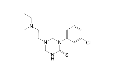 1-(3-chlorophenyl)-5-[2-(diethylamino)ethyl]tetrahydro-1,3,5-triazine-2(1H)-thione