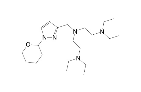 3-[N-[2-(N,N-Bis(diethylamino)ethyl)amino]methyl]-1-(tetrahydropyranyl)pyrazole