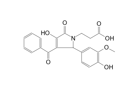 1H-pyrrole-1-propanoic acid, 3-benzoyl-2,5-dihydro-4-hydroxy-2-(4-hydroxy-3-methoxyphenyl)-5-oxo-