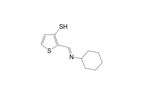 2-[(E)-(Cyclohexylimino)methyl]-3-thiophenethiol