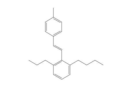 1-Butyl-2-[(E)-2-(4-methylphenyl)ethenyl]-3-propyl-benzene
