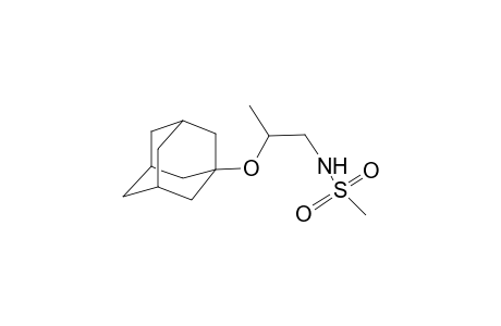 Methanesulfonamide, N-[2-(tricyclo[3.3.1.1(3,7)]dec-1-yloxy)propyl]-