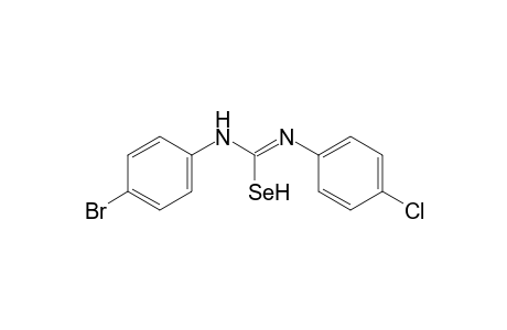 N-(4-Bromophenyl)-N'-(4-chlorophenyl)selenourea