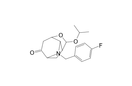 6-exo-(1-Methylethoxy)-9-(4-fluorobenzyl)-5-oxa-9-azatricyclo[5.2.1.0(4,8)]decan-2-one