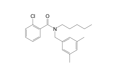 Benzamide, 2-chloro-N-(3,5-dimethylbenzyl)-N-pentyl-