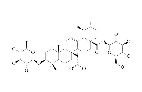 QUINOVIC-ACID-3-BETA-O-[BETA-D-FUCOPYRANOSYL]-(28->1)-BETA-D-GLUCOPYRANOSYLESTER