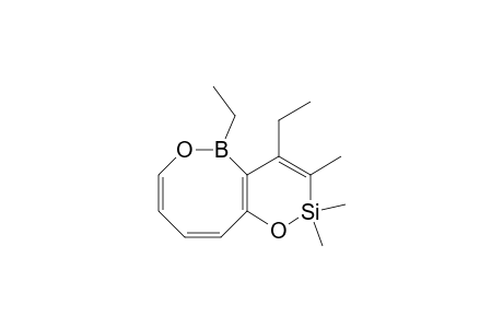 4,5-Diethyl-2,5-dihydro-2,2,3-trimethyl-1,6-dioxa-2-sila-5-borabenzocyclooctene