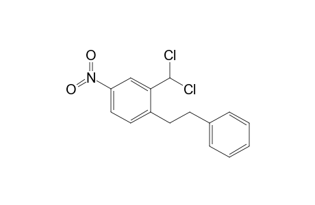 2-(dichloromethyl)-4-nitro-1-(2-phenylethyl)benzene