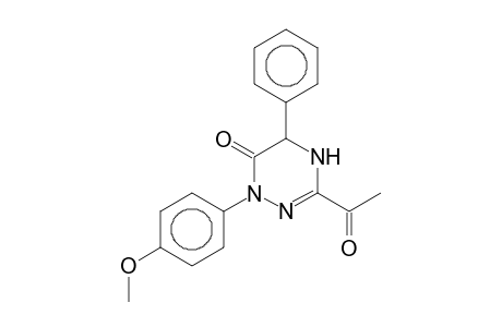 3-Acetyl-1-(4-methoxyphenyl)-5-phenyl-4,5-dihydro-1H-[1,2,4]triazin-6-one
