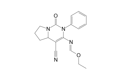 N-(4-Cyano-1-oxo-2-phenyl-1,2,4a,5,6,7-hexahydropyrrolo-[1,2-c]pyrimidin-3-yl)formimidic acid ethyl ester