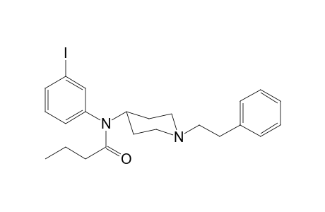N-(3-Iodophenyl)-N-[1-(2-phenylethyl)piperidin-4-yl]butanamide