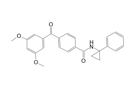 benzamide, 4-(3,5-dimethoxybenzoyl)-N-(1-phenylcyclopropyl)-