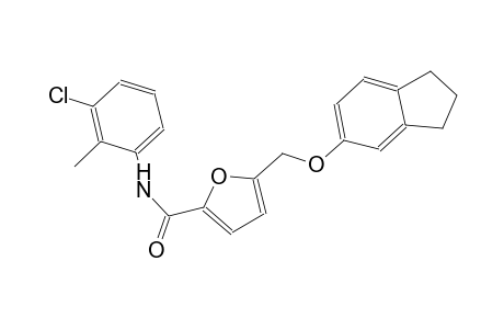 N-(3-chloro-2-methylphenyl)-5-[(2,3-dihydro-1H-inden-5-yloxy)methyl]-2-furamide