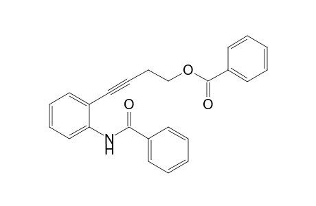4-(2-Benzoylaminophenyl)-3-butynyl benzoate