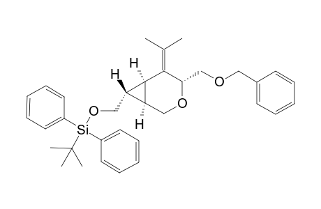 ((1R*,4R*,6S*,7R*)-4-Benzyloxymethyl-5-isopropylidene-3-oxabicyclo[4.1.0]hept-7-ylmethoxy)-tert-butyldiphenylsilane