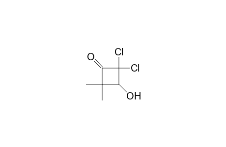 Cyclobutanone, 2,2-dichloro-3-hydroxy-4,4-dimethyl-