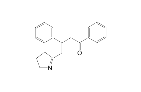 beta-Phenyl-gamma-(delta1'-pyrrolin-2'yl)-butyrophenone