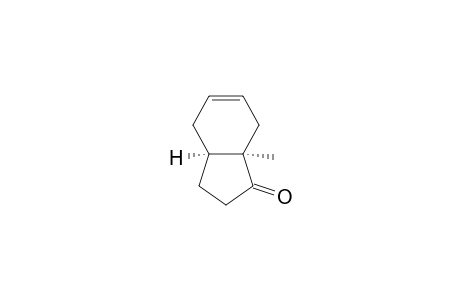 1H-Inden-1-one, 2,3,3a,4,7,7a-hexahydro-7a-methyl-, cis-