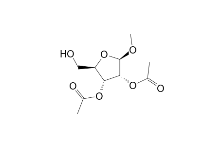.beta.-D-Ribofuranoside, methyl, 2,3-diacetate
