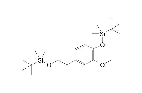 4-Hydroxy-3-methoxyphenethyl alcohol, bis(tert-butyldimethylsilyl) ether