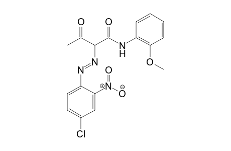 4-Chloro-2-nitroaniline -> acetoacetic arylide-2-methoxyanilide