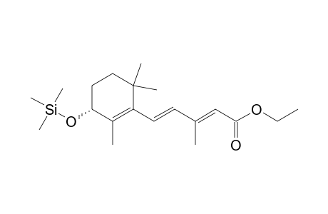 2,4-Pentadienoic acid, 3-methyl-5-[2,6,6-trimethyl-3-[(trimethylsilyl)oxy]-1-cyclohexen-1-yl]-, ethyl ester, [R-(E,E)]-