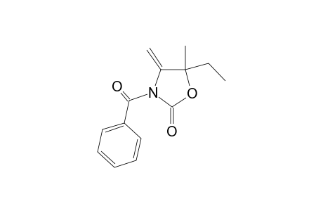 3-Benzoyl-5-ethyl-5-methyl-4-methyleneoxazolidin-2-one