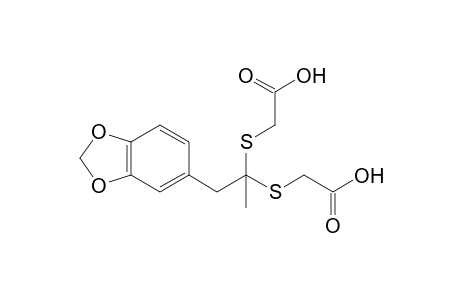 {[alpha-methyl-3,4-(methylenedioxy)phenethylidene]dithio}diacetic acid