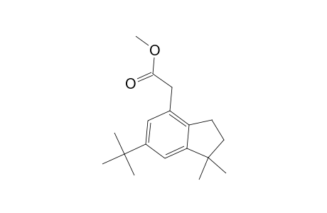 1H-Indene-4-acetic acid, 6-(1,1-dimethylethyl)-2,3-dihydro-1,1-dimethyl-, methyl ester
