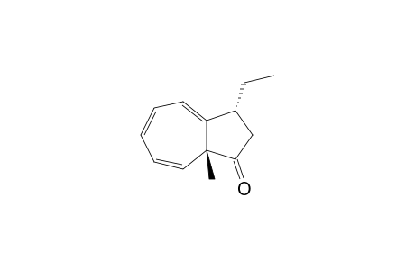 trans-(3R*,8aR*)-3,8a-Dihydro-3-ethyl-8a-methylazulen-1(2H)-one