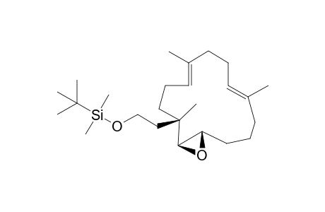 (1E,5E,9S,10S,11S)-9-[2-(tert-Butyldimethylsiloxy)ethyl]-10,11-epoxy-1,5,9-trimethylcyclotetradeca-1,5-diene