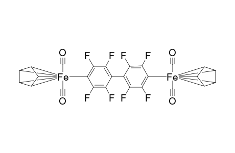 4,4-bis[.eta.(5)-Cyclopentadienyl-dicarbonyl-iron]octafluorodiphenyl
