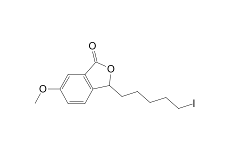 3-(5-iodanylpentyl)-6-methoxy-3H-2-benzofuran-1-one