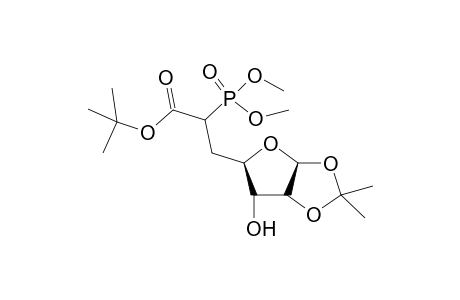 tert-Butyl (5,6-Dideoxy-6-dimethoxyphosphoryl-1,2-O-isopropylidene-D-arabino-heptofuranos)uronate