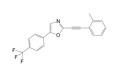5-{4-(Trifluoromethyl)phenyl}-2-(o-tolylethynyl)oxazole