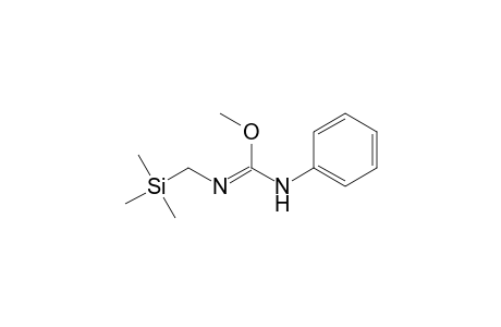 2-Methyl-1-phenyl-3-(trimethylsilylmethyl)isourea