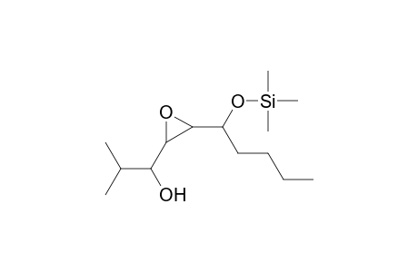 2-Oxiranemethanol, .alpha.-(1-methylethyl)-3-[1-(trimethylsilyloxy)pentyl]-