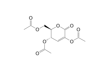 acetic acid [(2R,3S)-5-acetoxy-2-(acetoxymethyl)-6-keto-2,3-dihydropyran-3-yl] ester