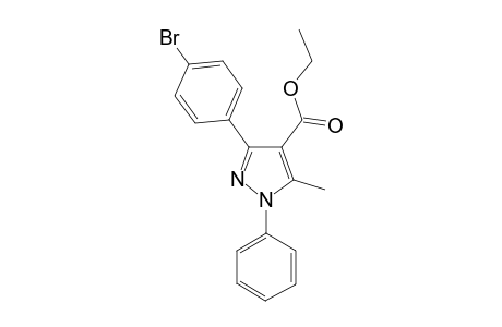 Ethyl 3-(4-bromophenyl)-5-methyl-1-phenyl-1H-pyrazole-4-carboxylate