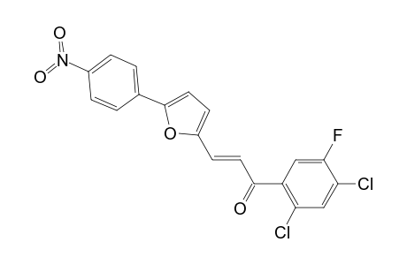 1-(2,4-Dichloro-5-fluorophenl)-3-[5-(p-nitrophenyl)-2-furyl)-2-propen-1-one