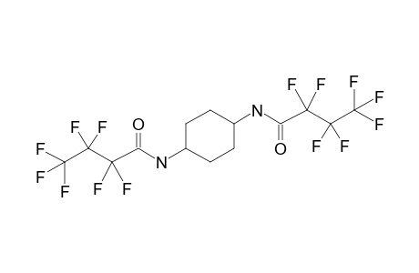 cis-1,4-Cyclohexanediamine, N,N'-bis(heptafluorobutyryl)